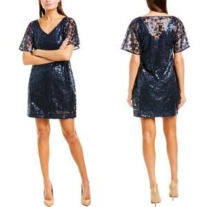 Trina‎ Turk Volcano Mini Dress Indigo